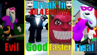 ROBLOX Break In [STORY] | All 4 Endings (Season 3, Episode 4)