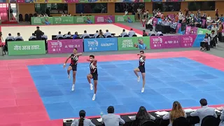 Jammu and Kashmir Trio Aerobic Gymnastics | 37th National Games | Aerobic Nick