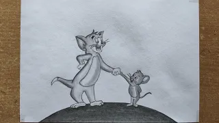 Tom and Jerry Drawing step by step