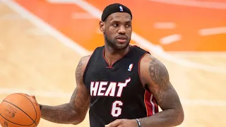 LeBron James Shuts Down Hostile Garden Crowd in his 1st MSG visit in Heat Uniform With 32/11/10!