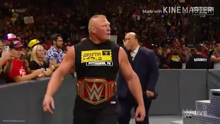 Brock Lesnar 6th Entrance on RAW as Universal Champion   RAW July 31  2017 HD