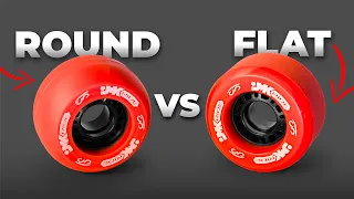 The BEST Wheels for Freeskating? (Round vs Flat)