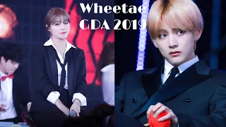 V reaction MAMAMOO Whee in momento real wheetae GDA 2019  -wheetae