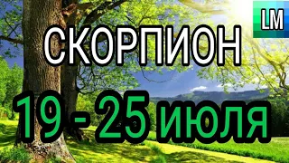 Скорпион ♏ с 19 по 25 ИЮЛЯ - гороскоп - таро прогноз на неделю