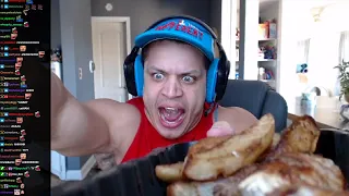 TYLER1 SHARES FOOD WITH TWITCH CHAT