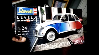 2 CV cocorico au 1/24 de Revell.