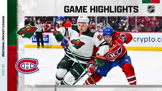 Wild @ Canadiens 4/19 l NHL Highlights 2022