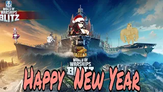 Поздравление с Новым 2022 годом.World of Warships Blitz #wowsblitz #wargaming #newyear