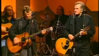 Johnny Cash and Kris Kristofferson - Big River (live 1993)