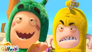 A Lazee Holiday | Oddbods - Food Adventures | Cartoons for Kids