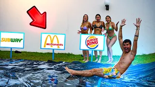 ONDE ESCORREGAR VAI COMER O FAST-FOOD!! ( NOVO MINI GAME ) [ REZENDE EVIL ]