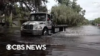 Videos show Hurricane Idalia storm surge, damage in Florida