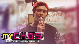 Enrique serenades Liza at the 'Dolce Amore' Open Mic Session