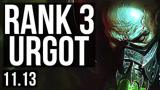 URGOT vs VIEGO (TOP) | Rank 3 Urgot, 800+ games, 10/3/10 | NA Challenger | v11.13