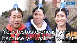 I got annoyed by the testosterone talk.🤯 [Two Days and One Night 4 : Ep.168-3] | KBS WORLD TV 230326