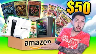 COMPRANDO LA CAJA MISTERIOSA MÁS BARATA DE AMAZON DEVOLUCIONES… PS5 a 50$ ?