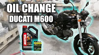 Oil Change | Ducati Monster 600 | Maintenance