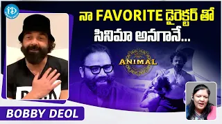 Actor Bobby Deol About Sandeep Reddy Vanga... | Bobby Deol First Ever Interview In Telugu | iDream