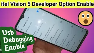 itel vision 5 Developer option Enable // Enable Usb Debugging
