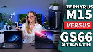 MSI GS66 Stealth vs ASUS ROG Zephyrus M15 - Two Thin & Powerful Laptops Head-to-Head
