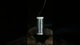 Heating steel wire🙃 macro experiment macrovideo