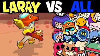 LARRY vs ALL EPIC BRAWLERS - New Brawler | Brawl Stars Tournament