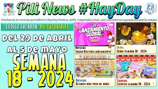 Release of squad busters, weekly derby, events and more Week 18 of 2024 #hayday