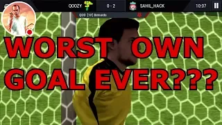 WORST OWN GOAL EVER????  FIFA MOBILE [ANDROID]