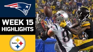 Patriots vs. Steelers | NFL Week 15 Game Highlights