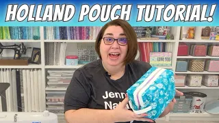 How to Make the Holland Pouch Zipper Bag by Center Street Quilts!