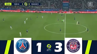 Paris Saint-Germain vs. Toulouse FC [1-3] | Ligue 1 Uber Eats 2023/24 | Match Highlights!
