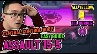 Guardian Tales 15-5 [Timestamps] Assault Central Control Room | All Purple & Yellow Cubes