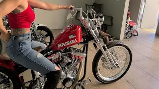 THE "DEPLORABLE" Bobber . "L" takes it for a spin