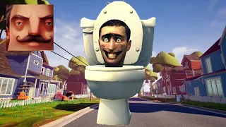 Hello Neighbor - My New Neighbor Skibidi Toilets Act 2 Season Hole Gameplay Skibidi Toilet 5