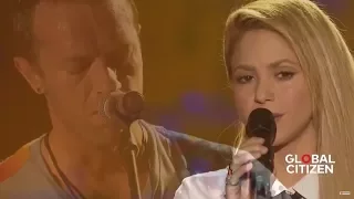 COLDPLAY ft. SHAKIRA - Yellow (live at Global Citizen Festival, Hamburg) - 07.06.2017