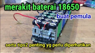 assembling 18650 12v battery