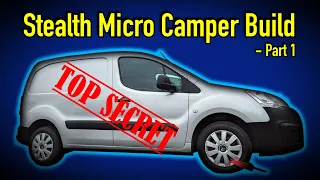 Converting my Citroen Berlingo into a Stealth Micro Camper - Part 1