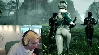 xQc Reacts to The First Descendant Trailer | Gamescom