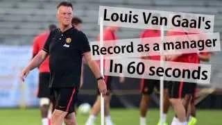 Louis Van Gaal: Manchester United manager's record in 60 seconds