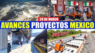 ASI AVANZAN Y TOMAN FORMA LOS MEGA PROYECTOS DE MEXICO TREN MAYA, PRESA SANTA MARIA Y METRO CDMX