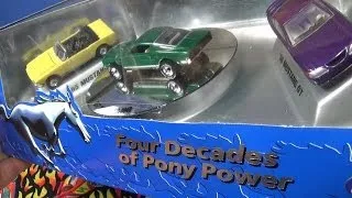 Hot Wheels Four Decades Of Pony Power Multi-Car Box Set of Ford Mustangs!