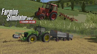 Farming Simulator 2013 Timelapse #04  Заготовка силоса, сенокос/Silage harvesting, haymaking