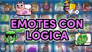 EMOTES DE CLASH ROYALE CON LÓGICA #clashroyale #humor