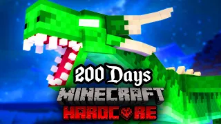 200 Days in a World of Dragons in Minecraft Hardcore... Here's What Happened!
