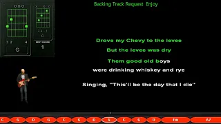 Don McLean - American Pie - Backing Track Request - Lyrics Chords