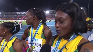 IAAF/BTC World Relays Bahamas 2017   4X200m women Final Team Jamaica Gold