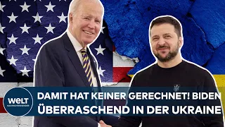 UKRAINE-KRIEG: Damit hat keiner gerechnet! US-Präsident Joe Biden überraschend in Kiew I Eilmeldung