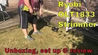 Unboxing & Review" Ryobi OLT1833 Grass Trimmer (Strimmer)
