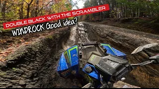 Black & Double Black Trails vs Polaris Scrambler XP1000s at Windrock Tennessee [Windrock/Scrambler]