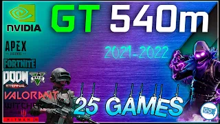 *NVIDIA GeForce GT 540m 1gb In 20 GAMES    |  2021-2022